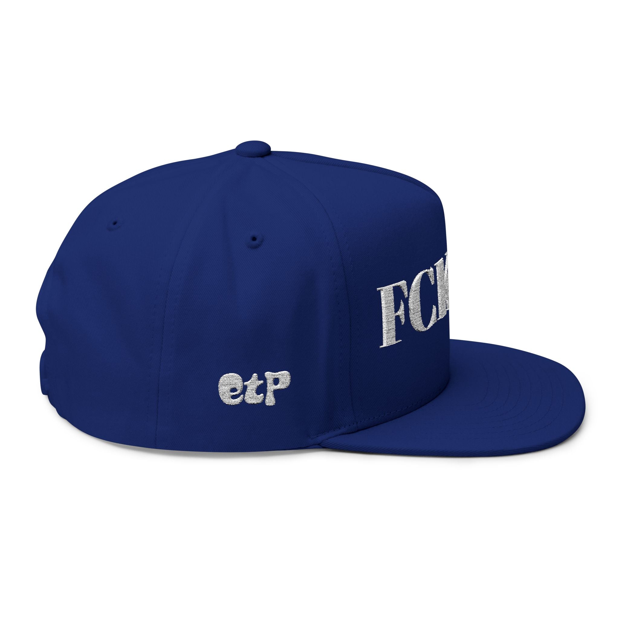 Fuck Ice Embroidered Flat Bill Cap