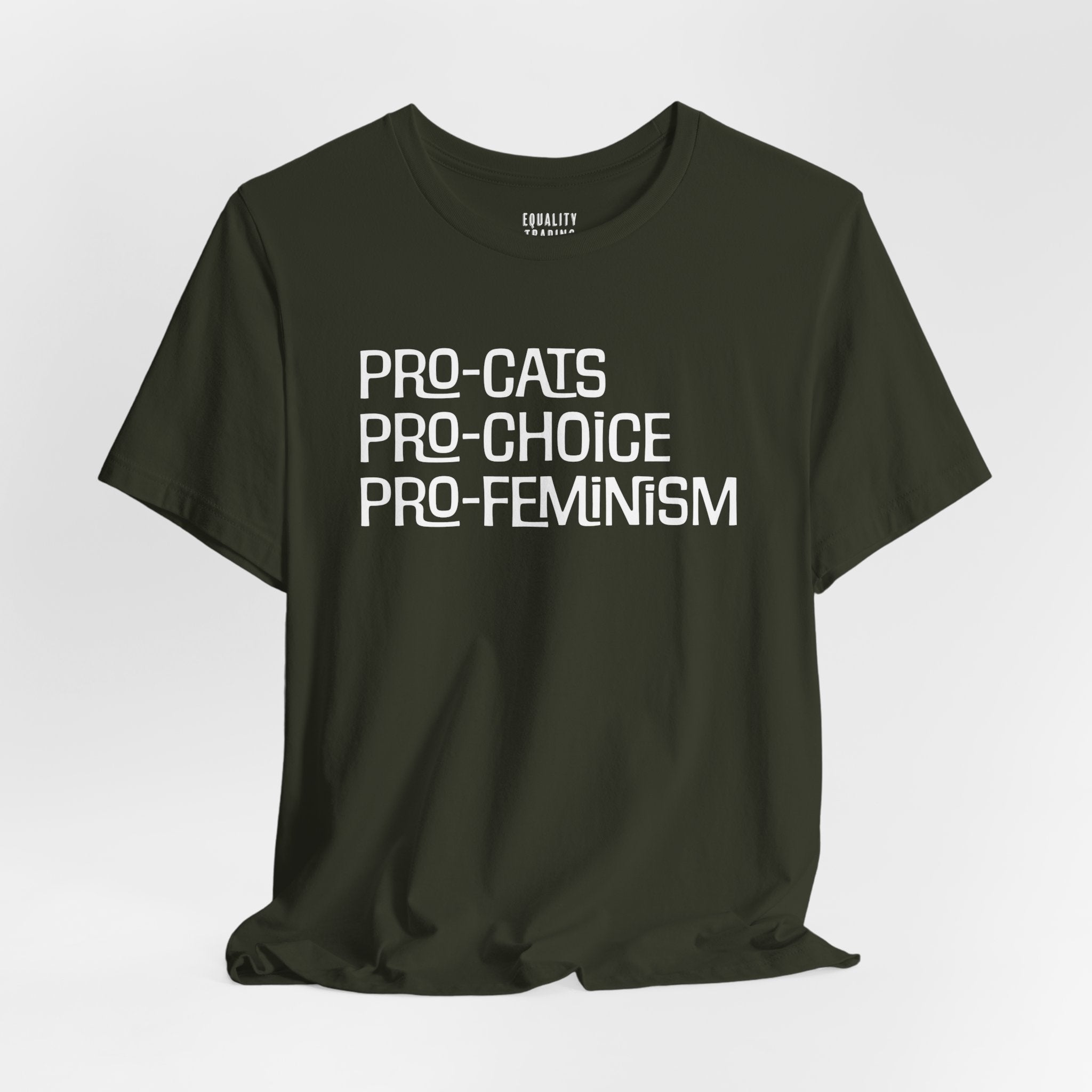 Pro-Cats Pro-Choice Pro-Feminism Tee