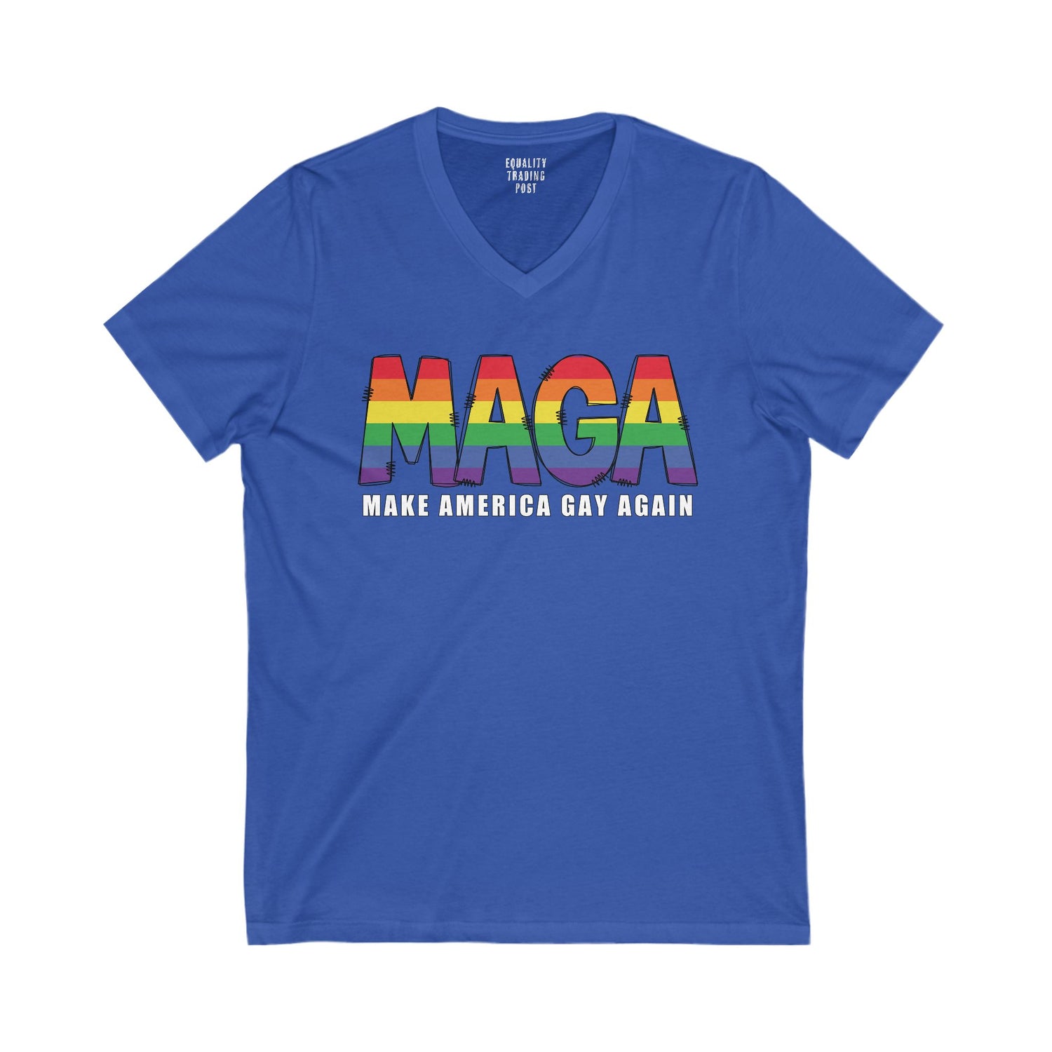 Make America Gay Again V-Neck Tee