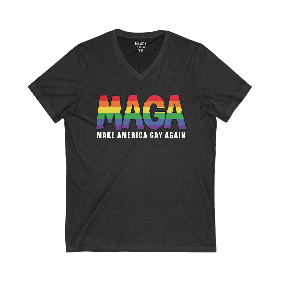 Make America Gay Again V-Neck Tee