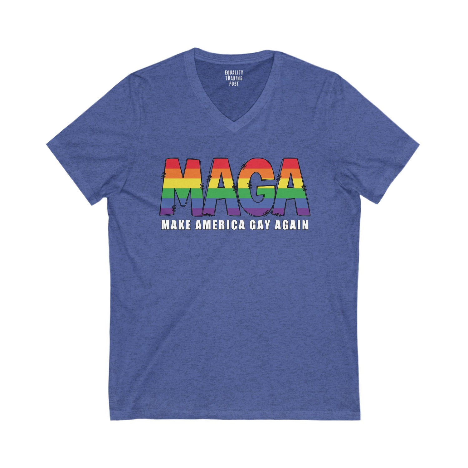 Make America Gay Again V-Neck Tee