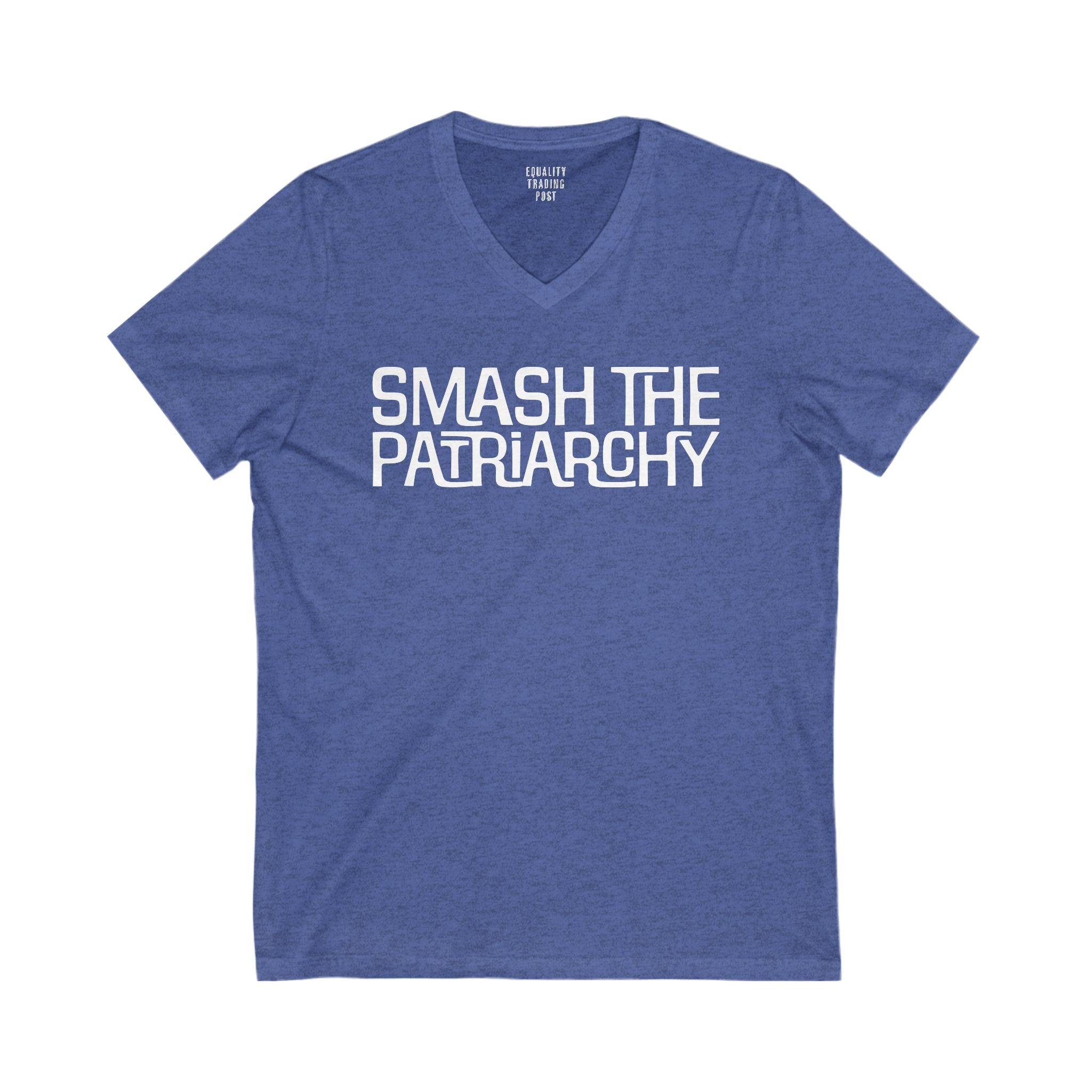 Smash The Patriarchy V-Neck Tee