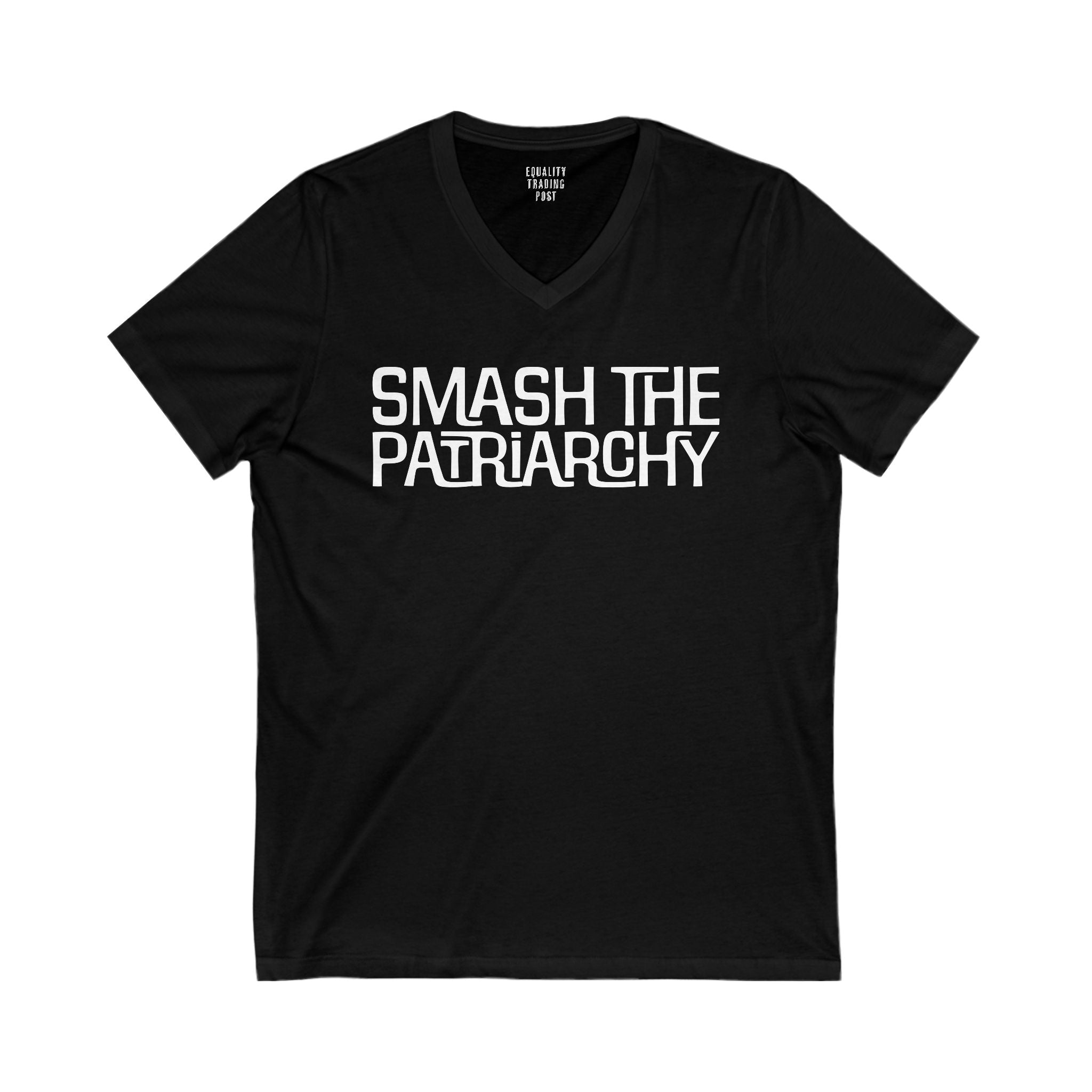 Smash The Patriarchy V-Neck Tee