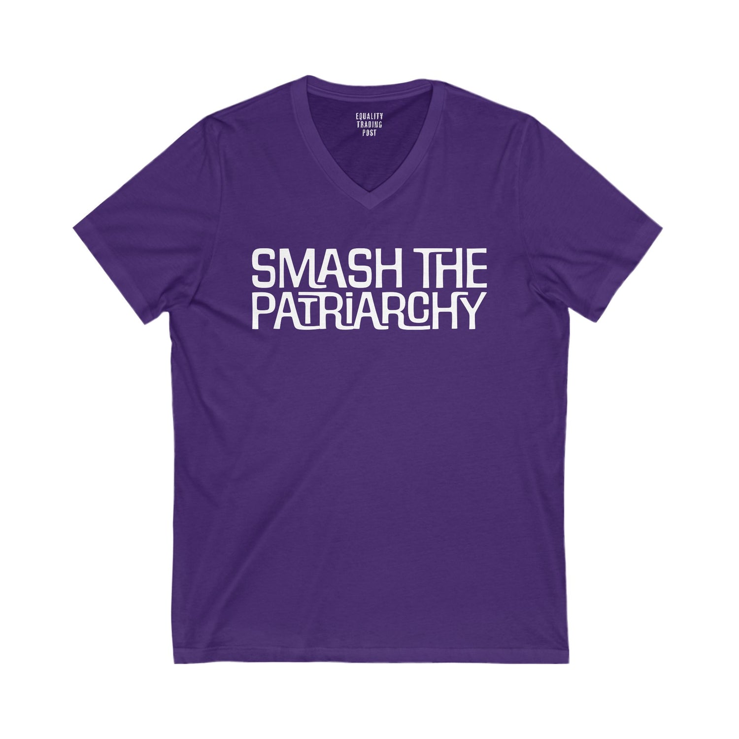 Smash The Patriarchy V-Neck Tee