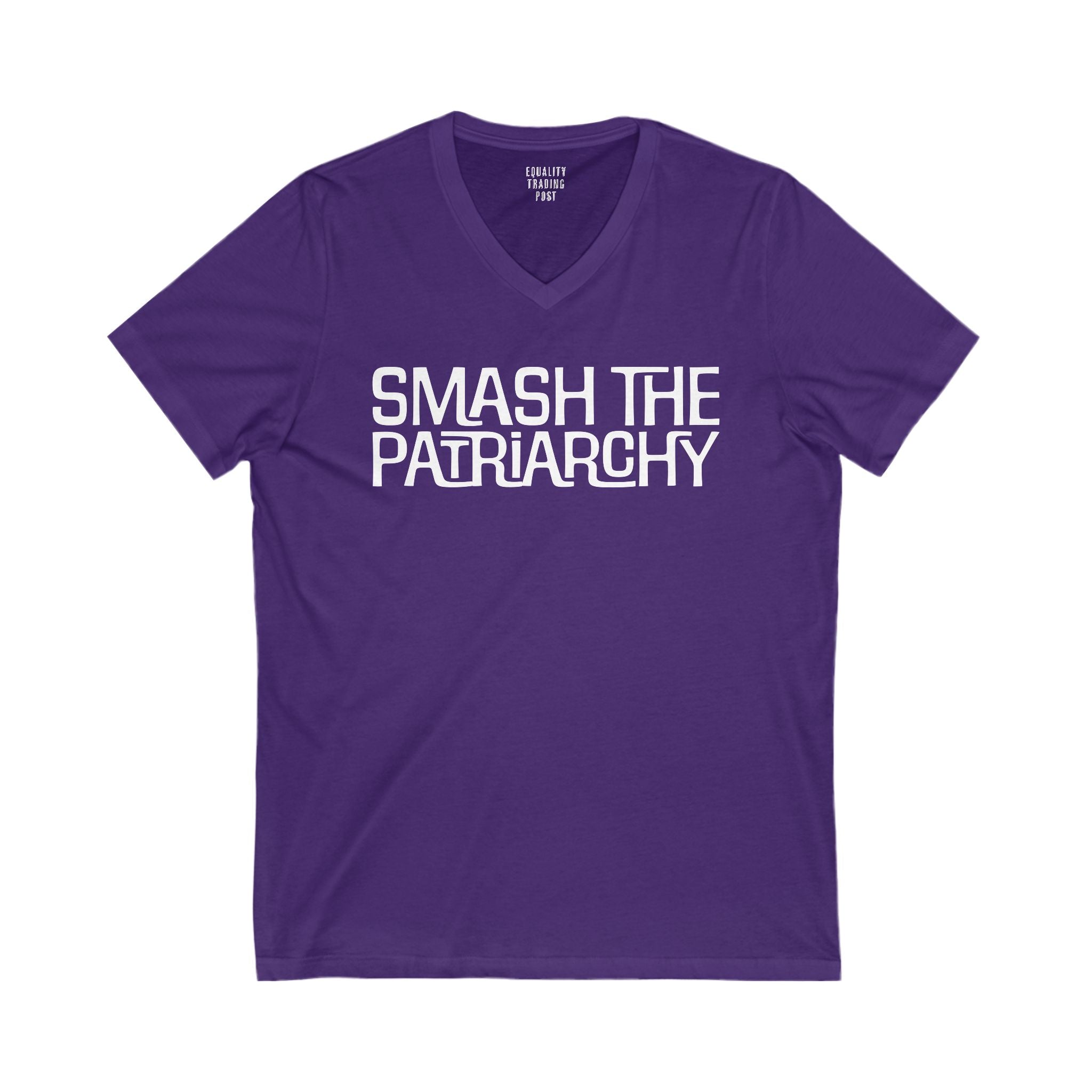 Smash The Patriarchy V-Neck Tee