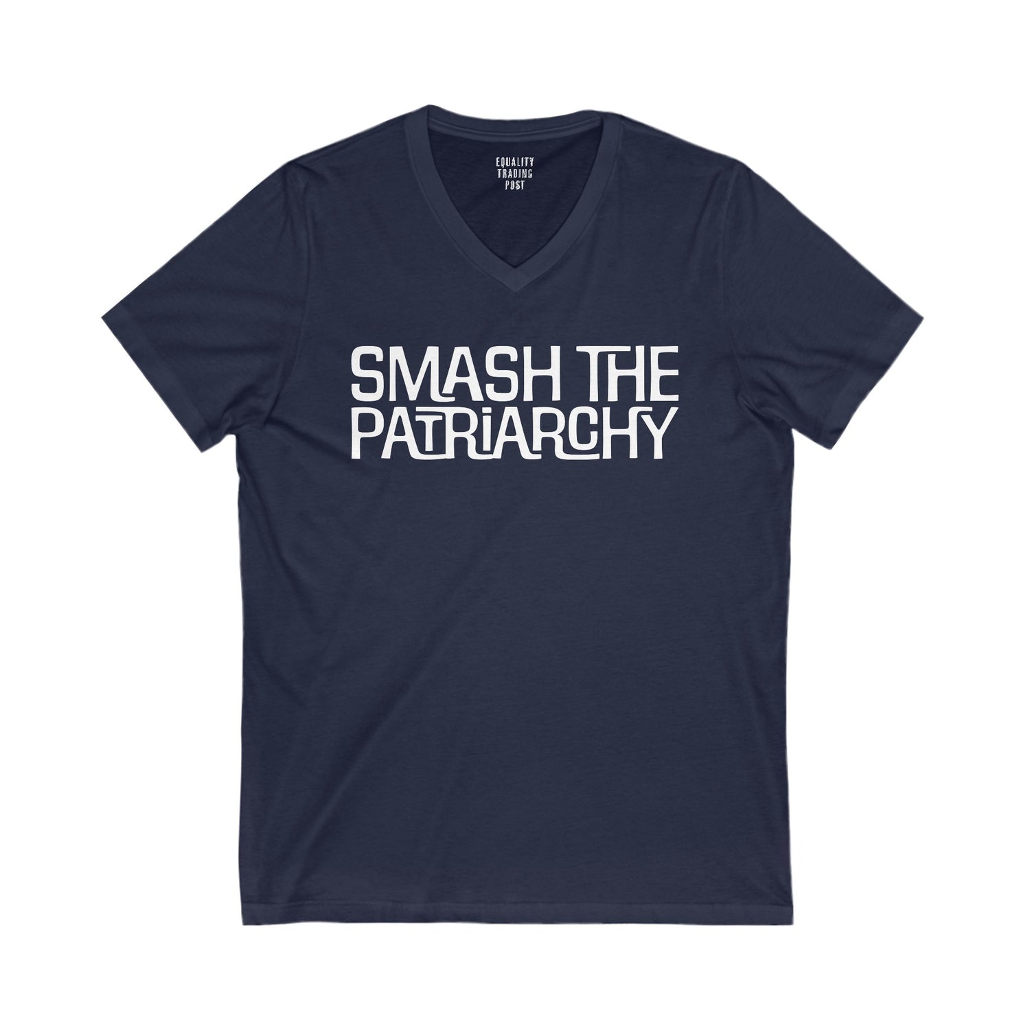 Smash The Patriarchy V-Neck Tee