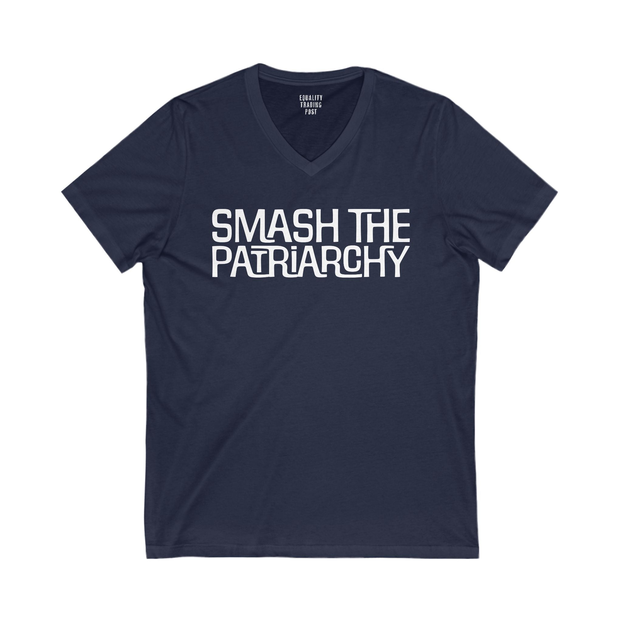Smash The Patriarchy V-Neck Tee