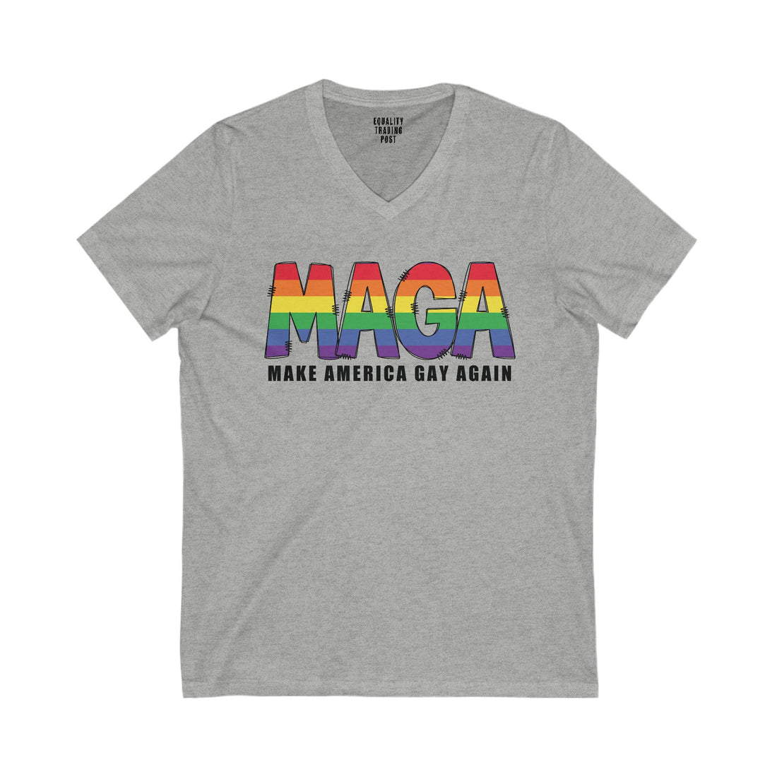 Make America Gay Again V-Neck Tee
