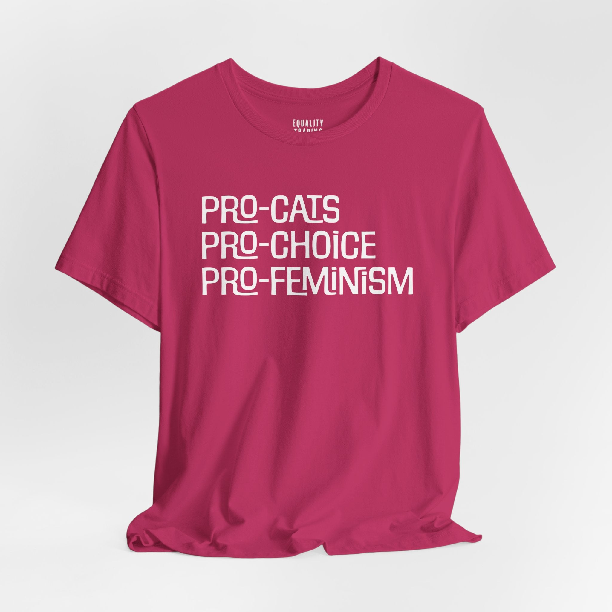 Pro-Cats Pro-Choice Pro-Feminism Tee