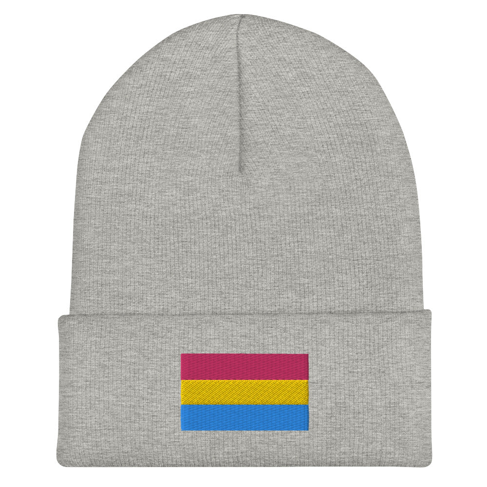 Pansexual Pride Cuffed Beanie