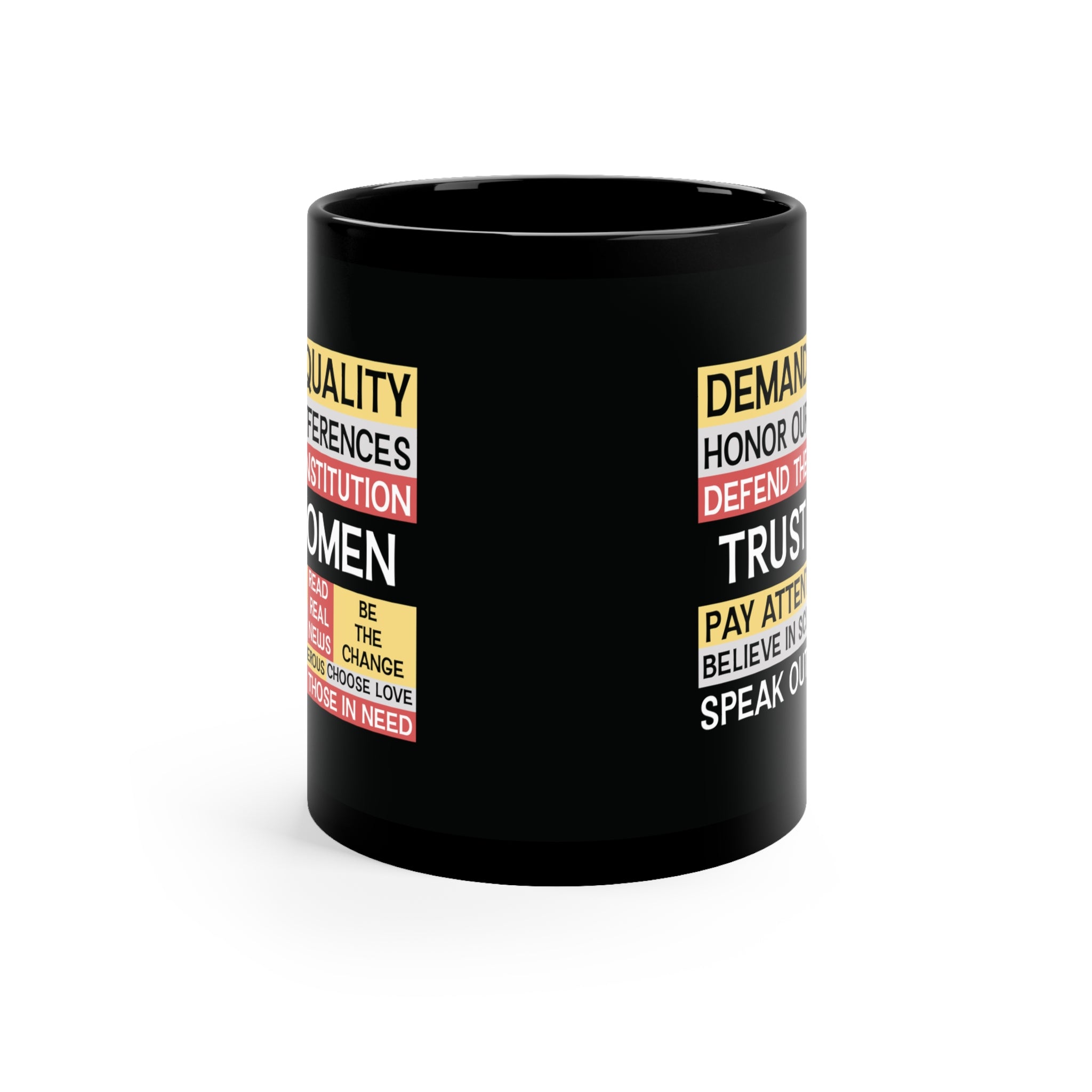 Empowerment Black Coffee Mug