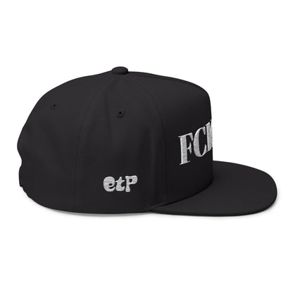 Fuck Ice Embroidered Flat Bill Cap