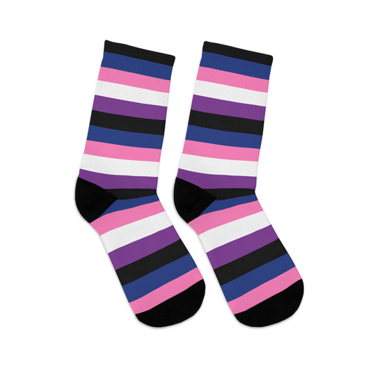Genderfluid Pride Socks