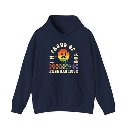 Free Dad Hugs Hoodie - Equality Trading Post 