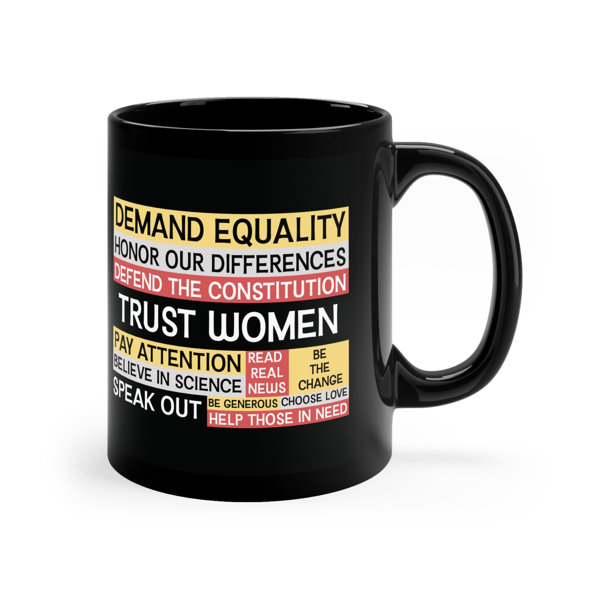 Empowerment Black Coffee Mug