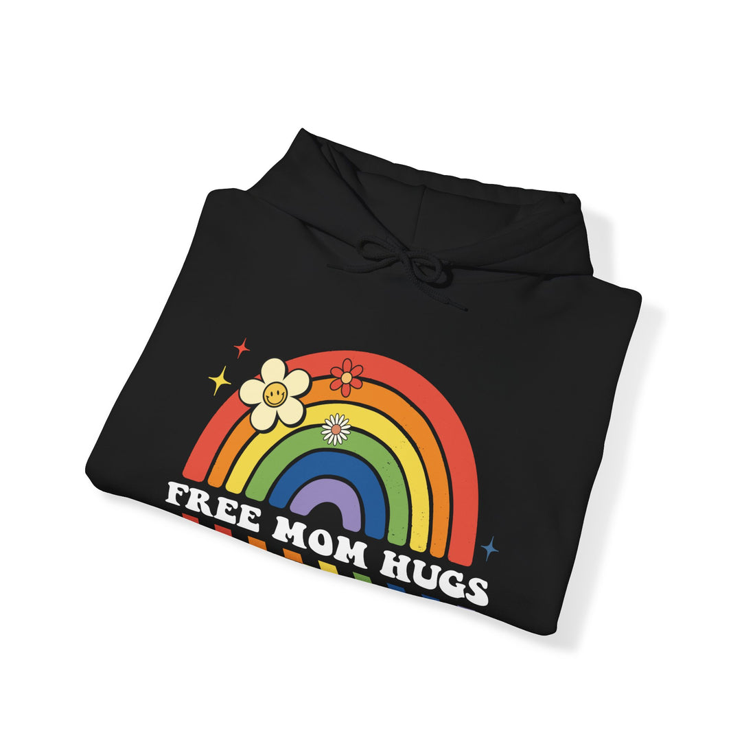 Free Mom Hugs Rainbow Hoodie - Equality Trading Post 