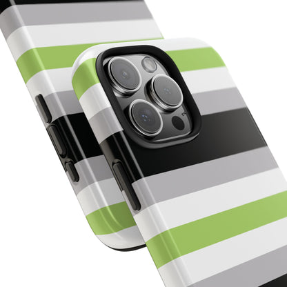 Agender Pride iPhone Case