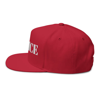 Fuck Ice Embroidered Flat Bill Cap