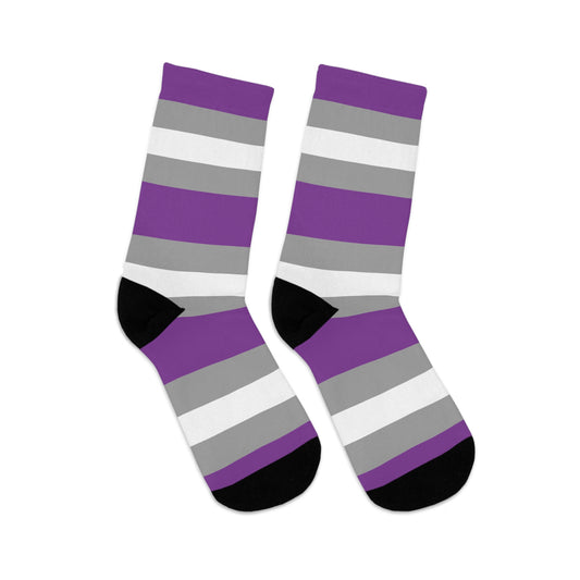 Graysexual Pride Socks