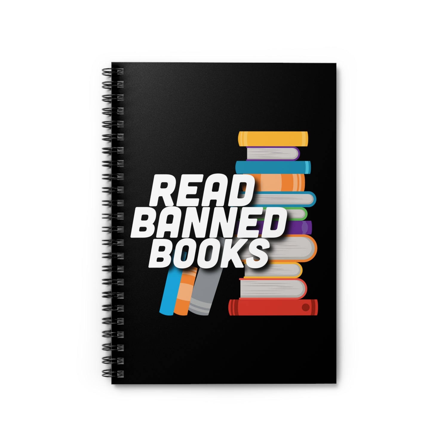 Read Banned Books Spiral Notebook - Equality Trading Post 