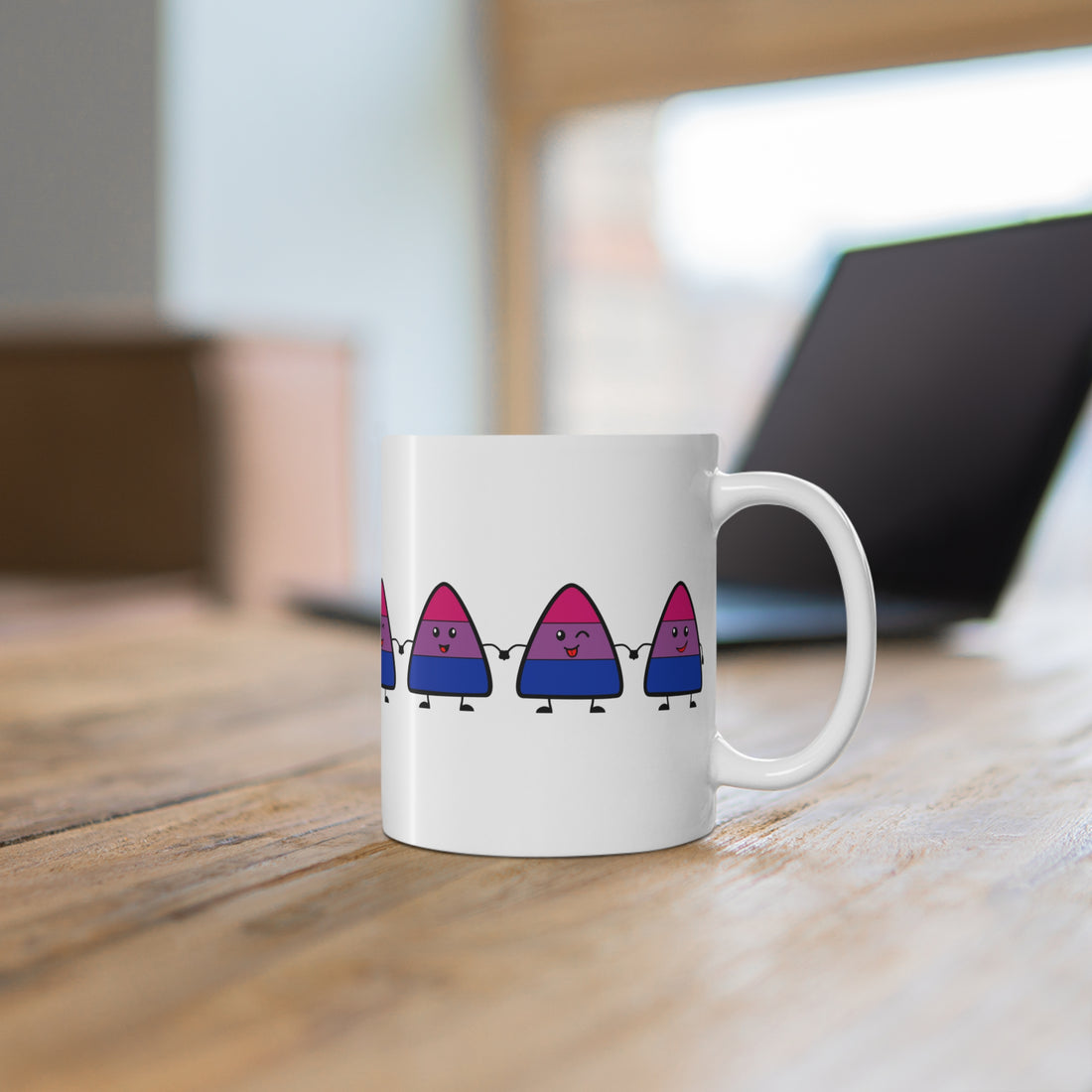 Bi Pride Candy Corn Mug