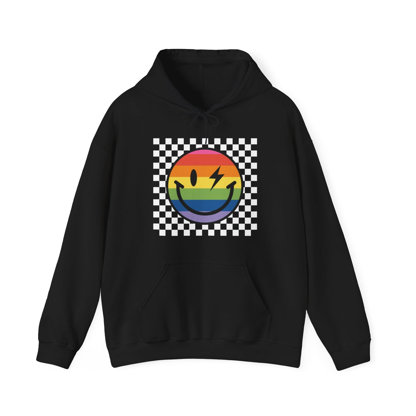 Pride Smiley Hoodie - Equality Trading Post 