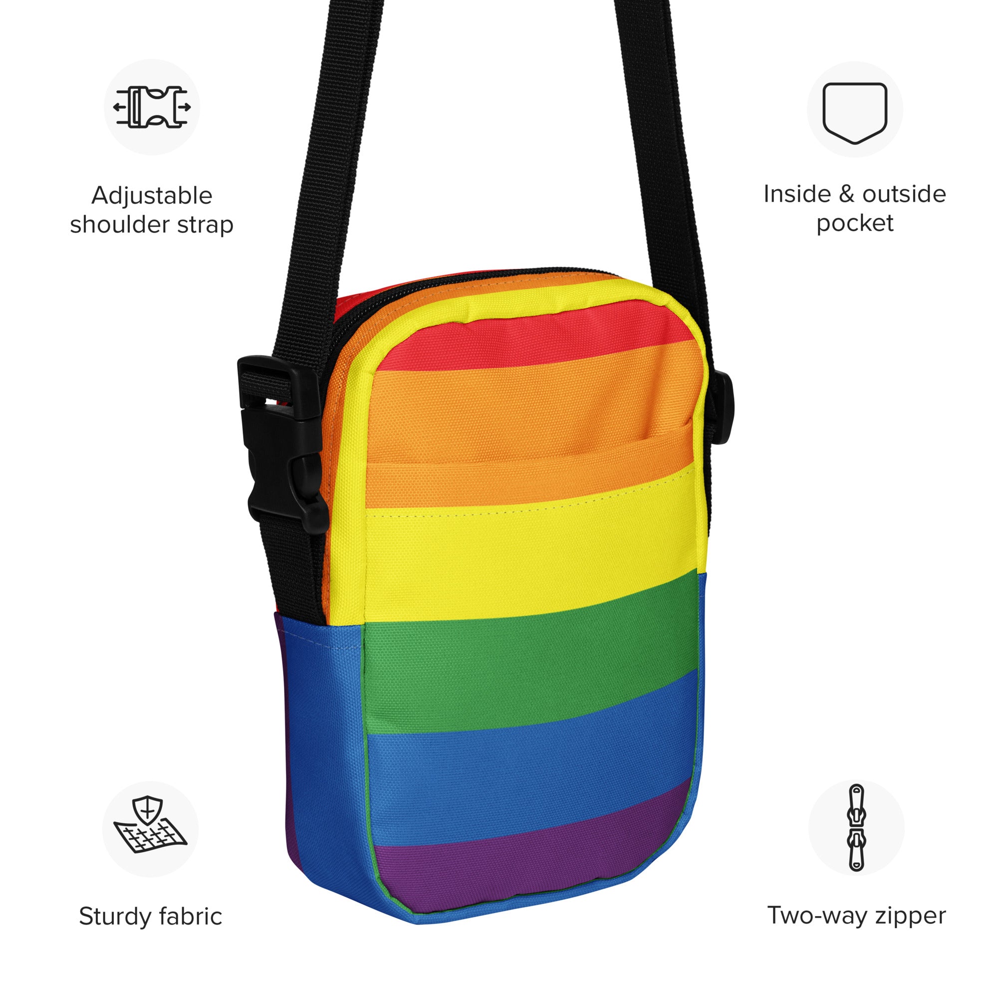 Rainbow Crossbody Bag