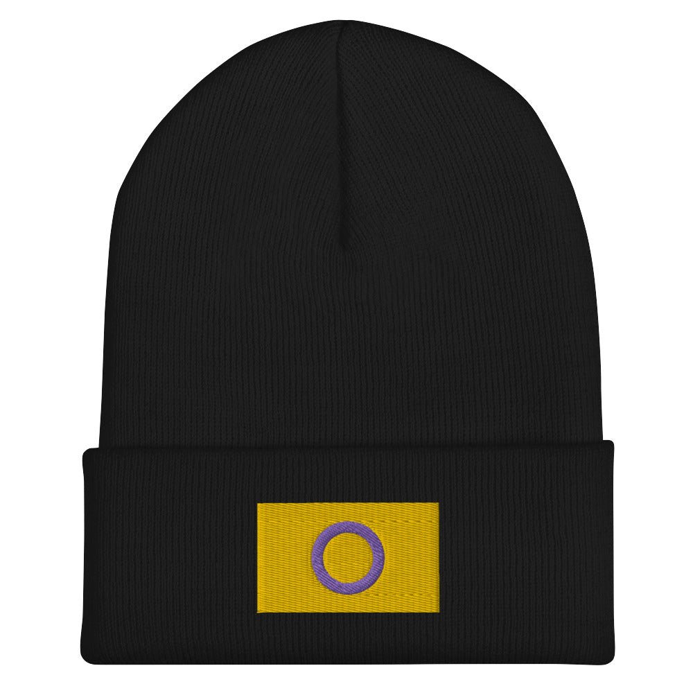 Intersex Pride Cuffed Beanie - Equality Trading Post 