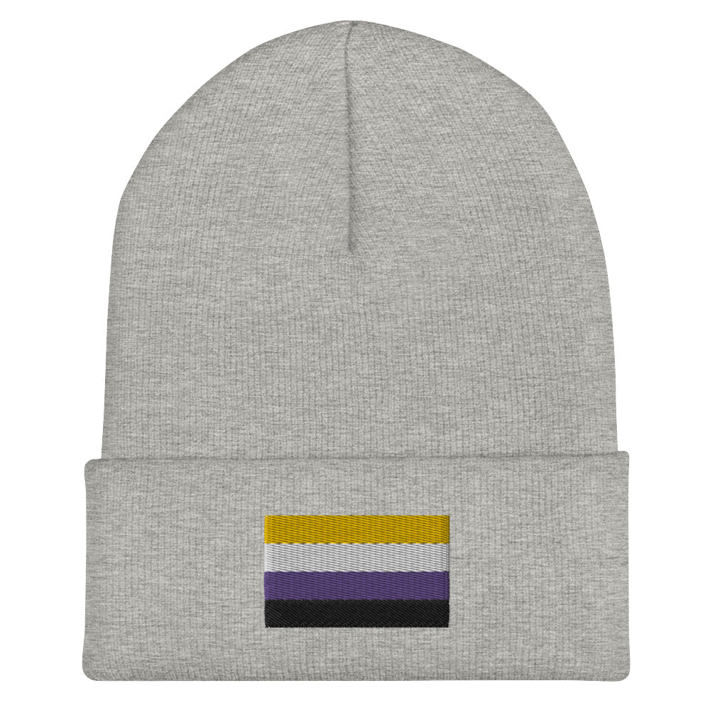 Non-Binary Cuffed Beanie - Equality Trading Post 