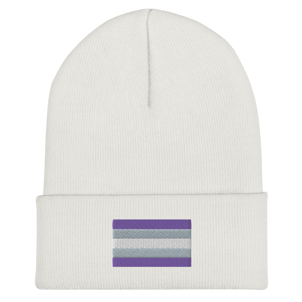 Graysexual Pride Cuffed Beanie - Equality Trading Post 