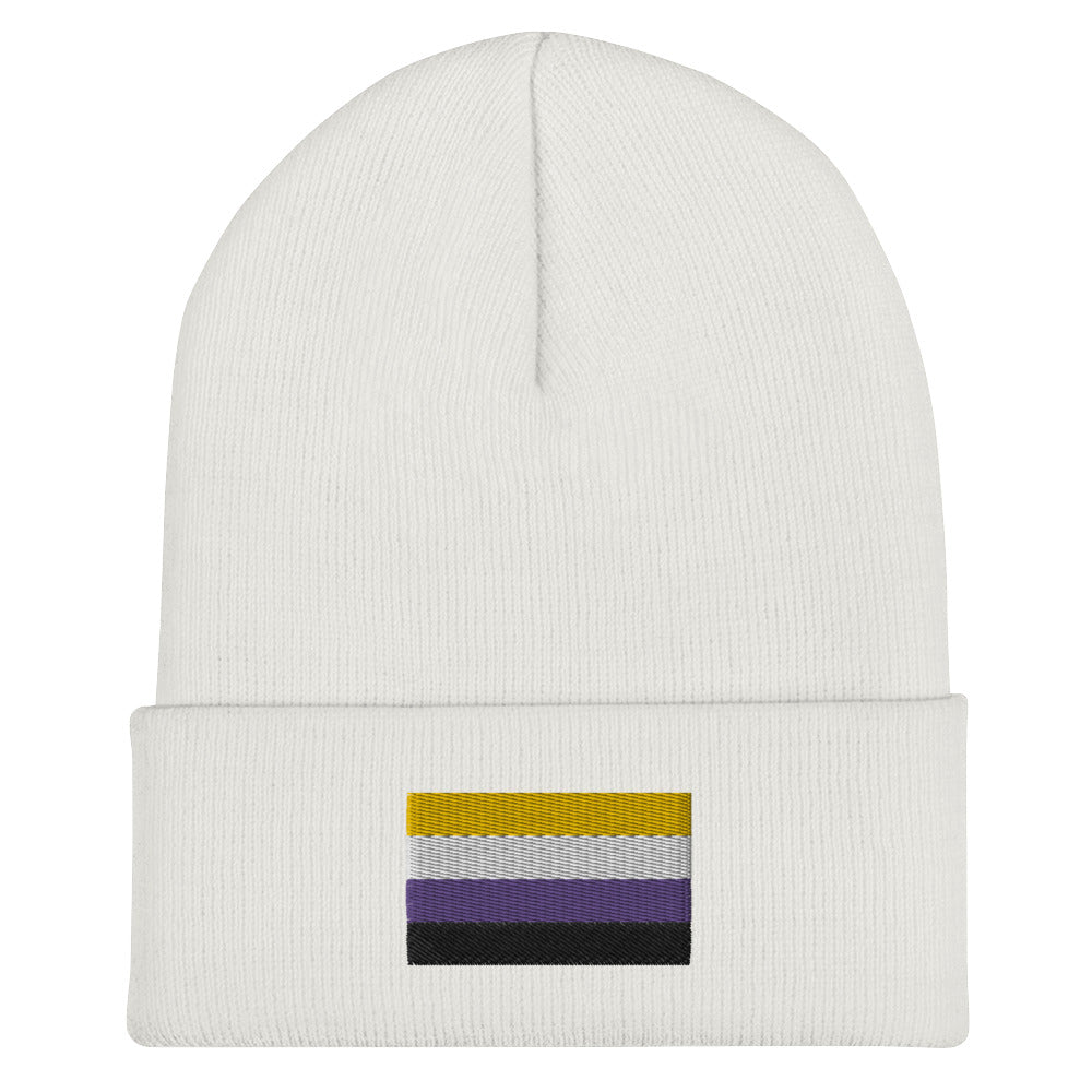 Non-Binary Cuffed Beanie - Equality Trading Post 