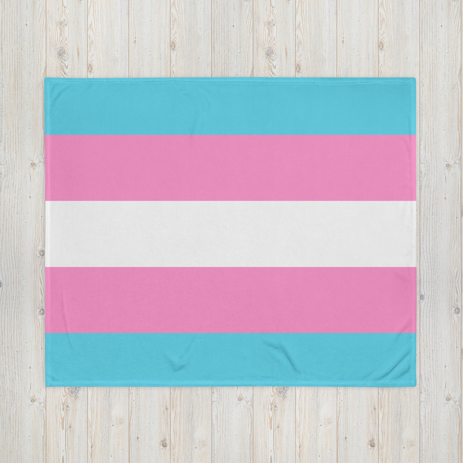 Trans Pride Throw Blanket