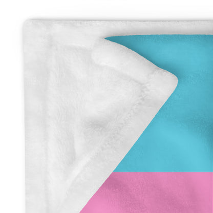 Trans Pride Throw Blanket