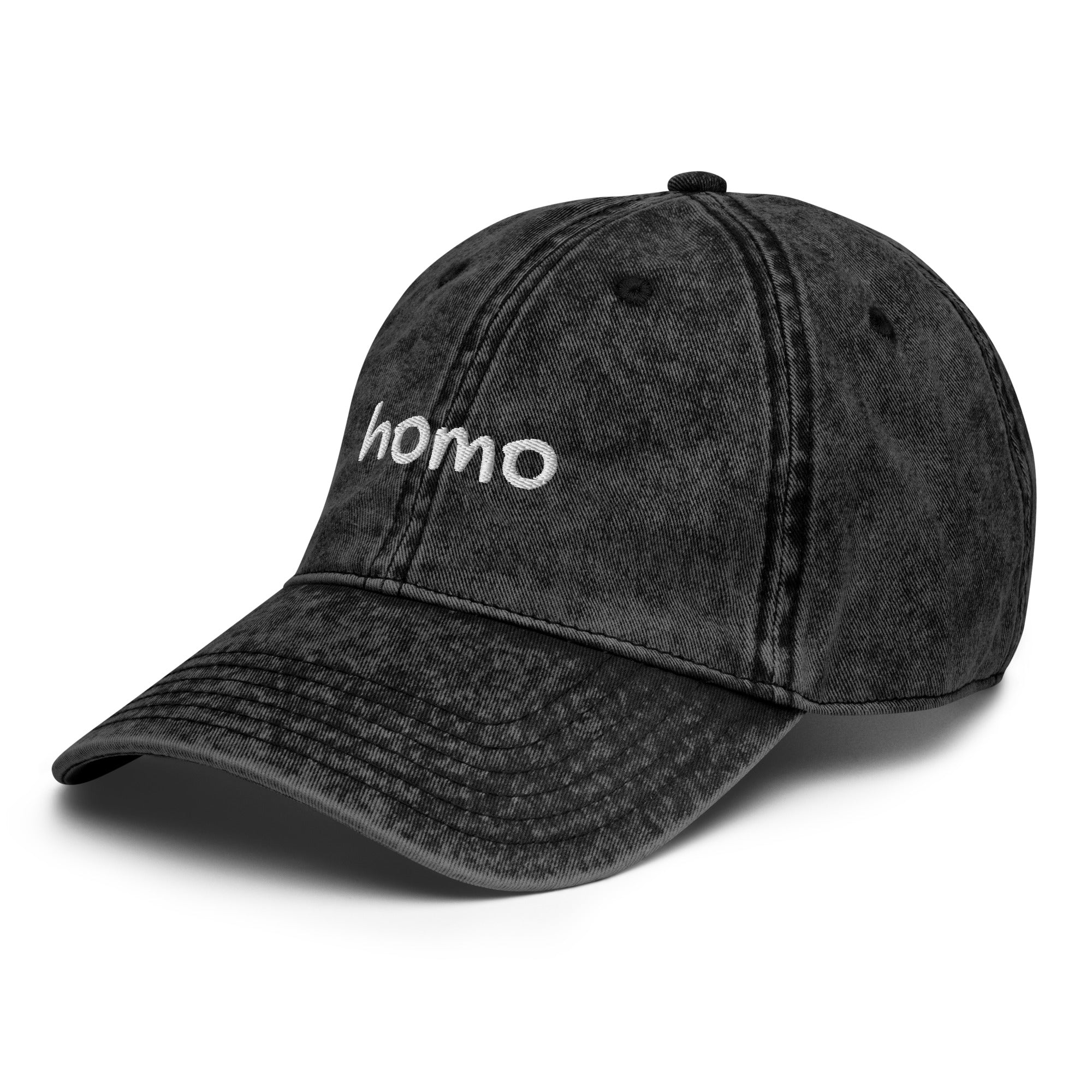 Homo Vintage Twill Cap - Equality Trading Post 