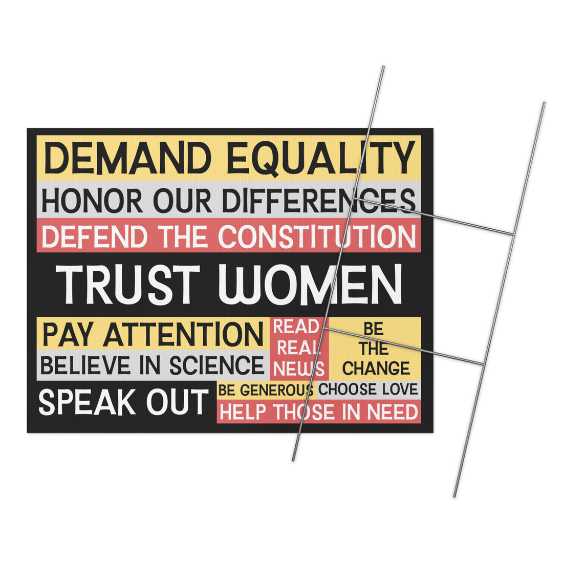 Equality Yard Sign